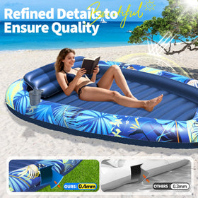 Sinbyuer pillow and air-cushion base enhance relaxed lounging experience