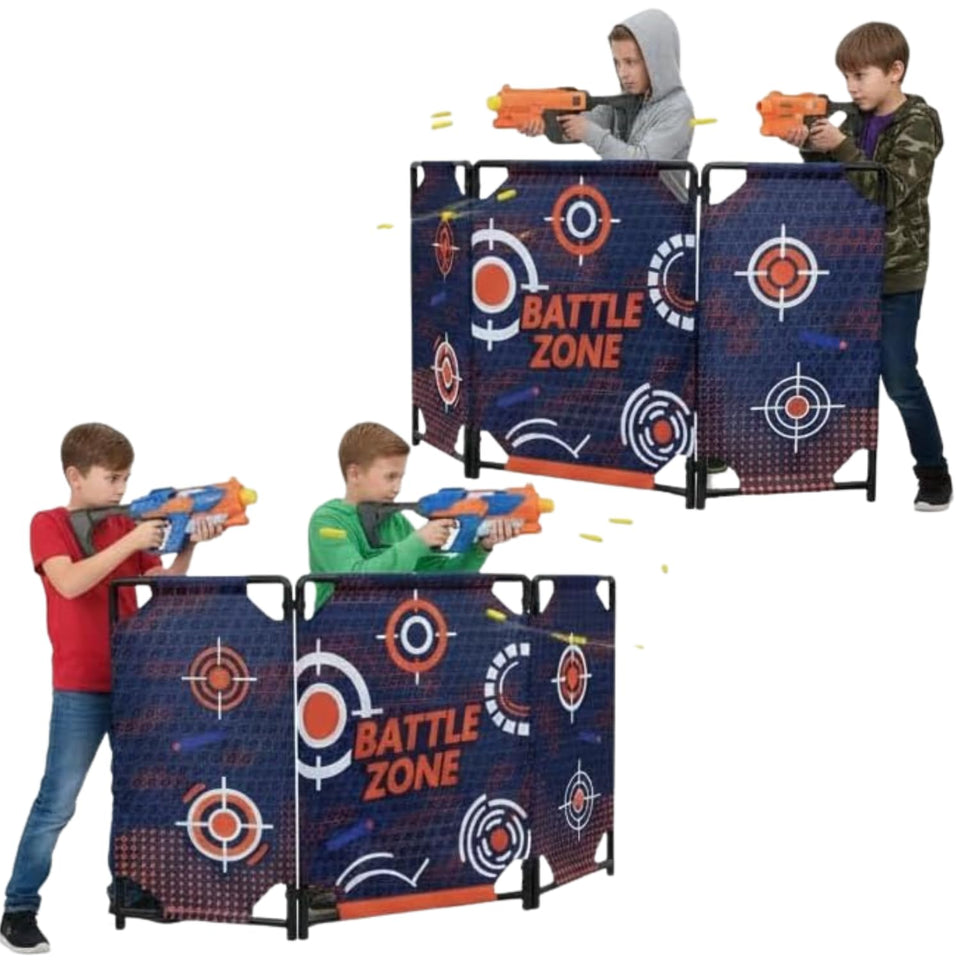 SINCOLINE tactical bunker 59x34 inch cover for outdoor Nerf battles and epic backyard skirmishes.