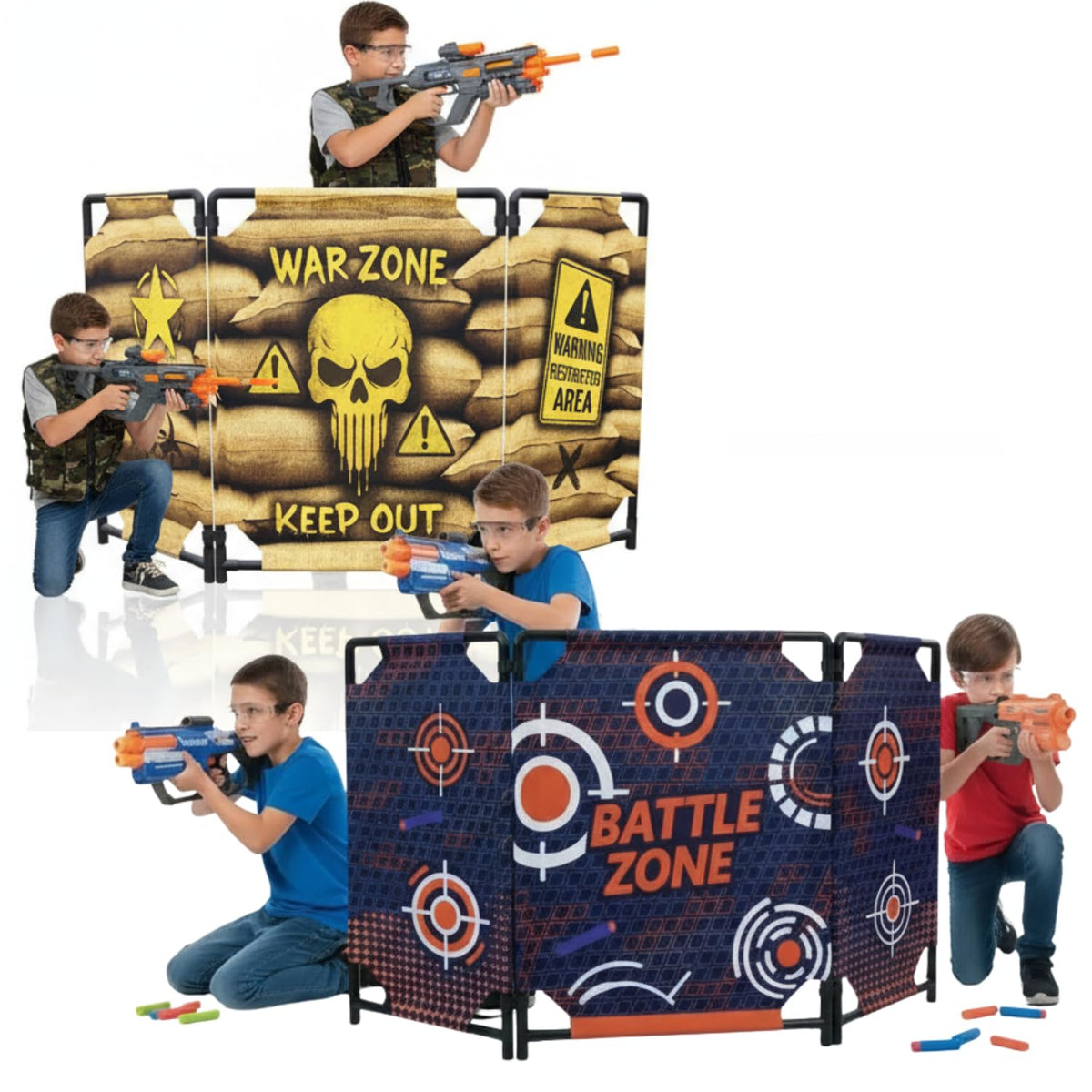 SINCOLINE Tactical Bunker 59x34 setup; ample cover for dynamic battles.