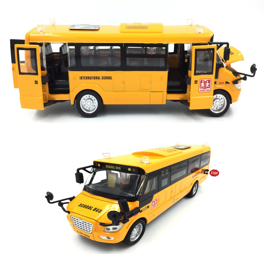 Singer's Toy 9-Inch bus side doors open for engaging pretend adventures.