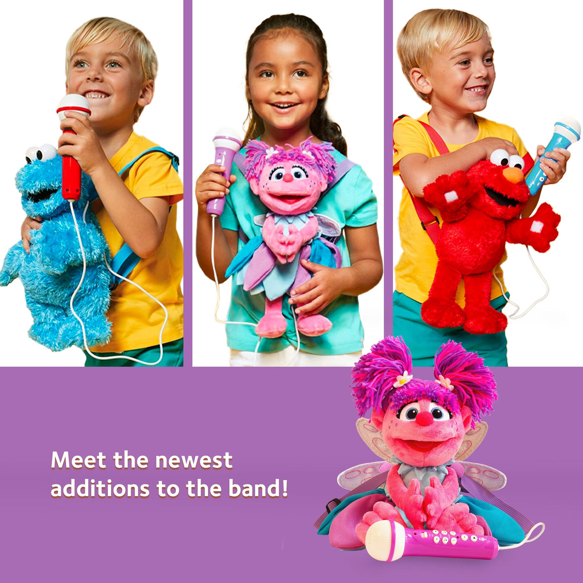 Sesame Street friends join Abby Cadabby for imaginative musical play.
