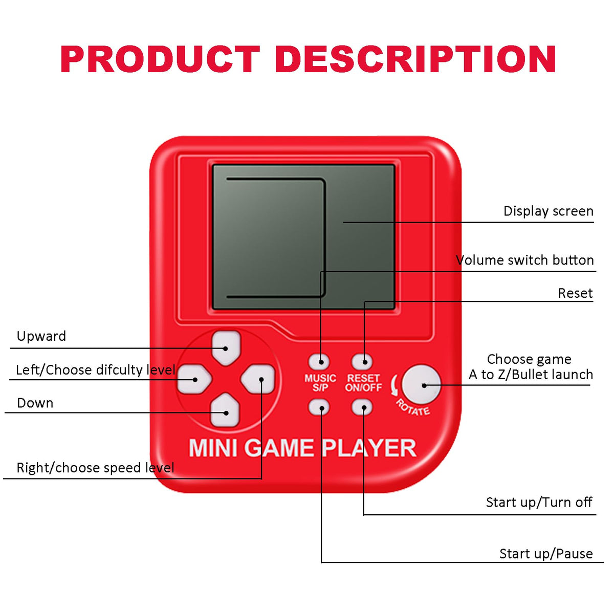 Close-up of Sinikoro keychain with vibrant colors and game icons.