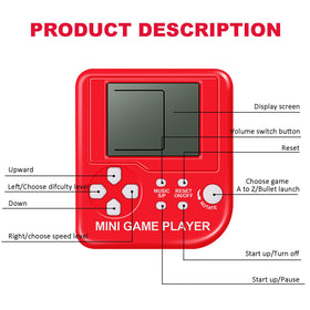 Close-up of Sinikoro keychain with vibrant colors and game icons.