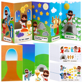 Sinload Holy Week sticker pack with six scenes for easy Easter decor.