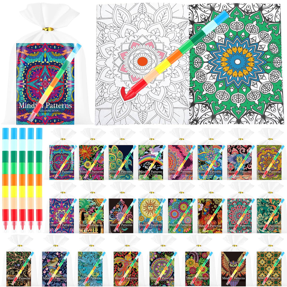 Sinload Mindful Patterns coloring book cover invites focused creativity for adults.