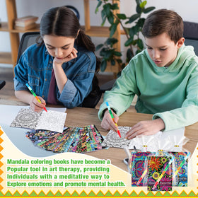 Sinload Mindful Patterns coloring kit in use offers relaxing, focused downtime.