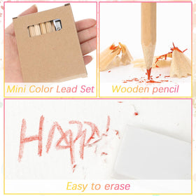 Sinload mini pencil sharpener included for quick, accurate sharpening.