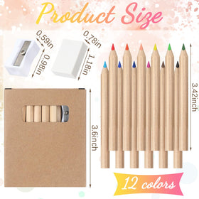 Sinload pencil sharpener and eraser included for quick fixes during art time