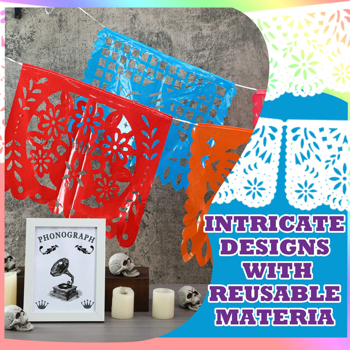 Sinmoe reusable foldable decor banners for quick setup