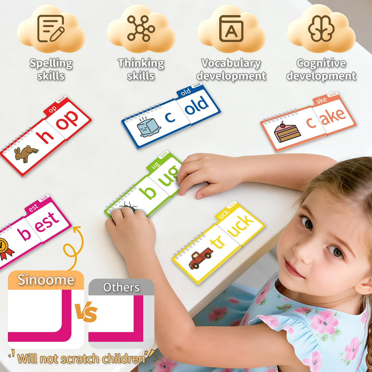 Sinoome interactive learning activity with kids engaging in games.