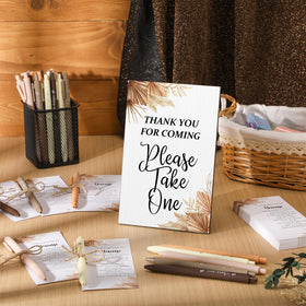 Sintuff signboard with twine for elegant gift packaging at showers