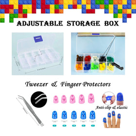 SIOYTOER adjustable storage box keeping parts organized by shape or color