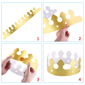 SIQUK gold-foil closeup highlights durable, shiny material