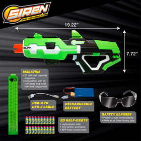 Siren Blink fully auto-fire demonstrates continuous action