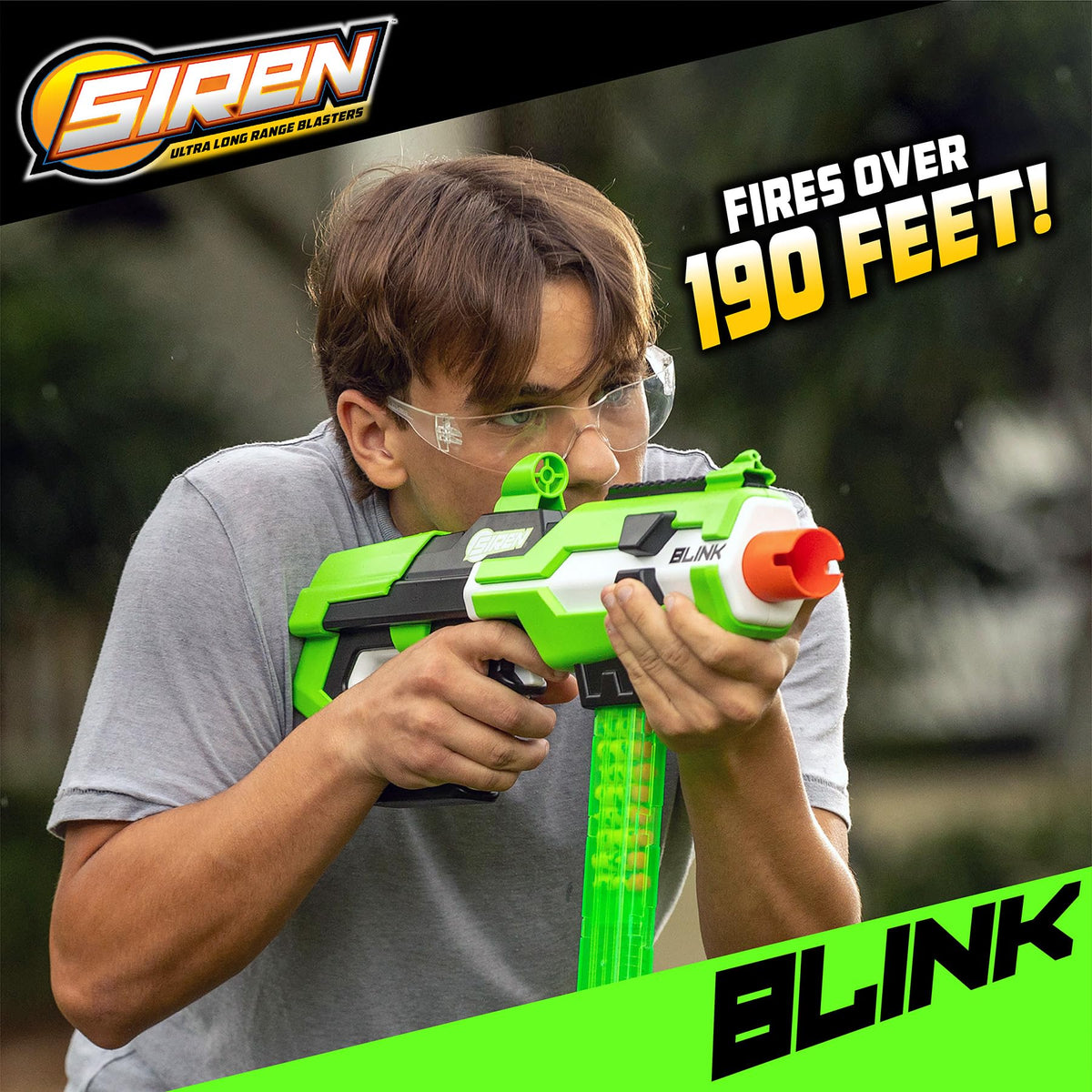 Siren Blink magazine-load displays 20-dart capacity for rapid action