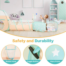 SISTICKER indoor-outdoor play tent supports versatile play in any space