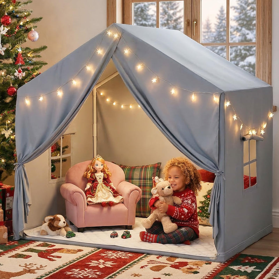 SISTICKER Kids Play Tent interior shows a spacious area for imagination