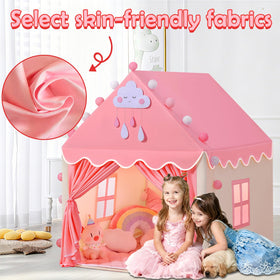 SISTICKER Kids Tents interior view showing cozy play space with mat