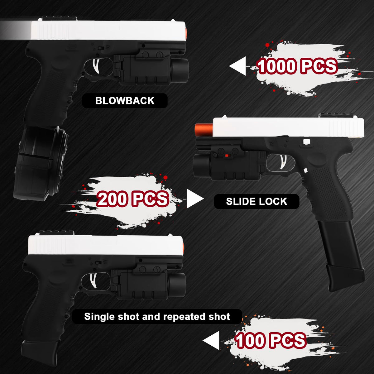 SitertCF X2 dual shooting modes shown for versatile play