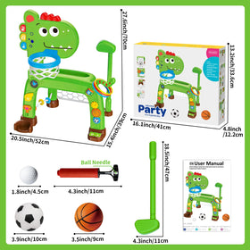 Sitodier two-height hoop option adjusted to child height for growing players.