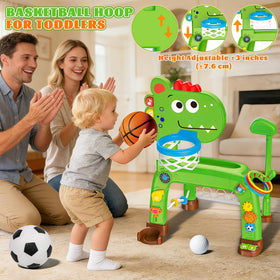Sitodier dinosaur-themed soccer goal for budding young athletes and fun practice.