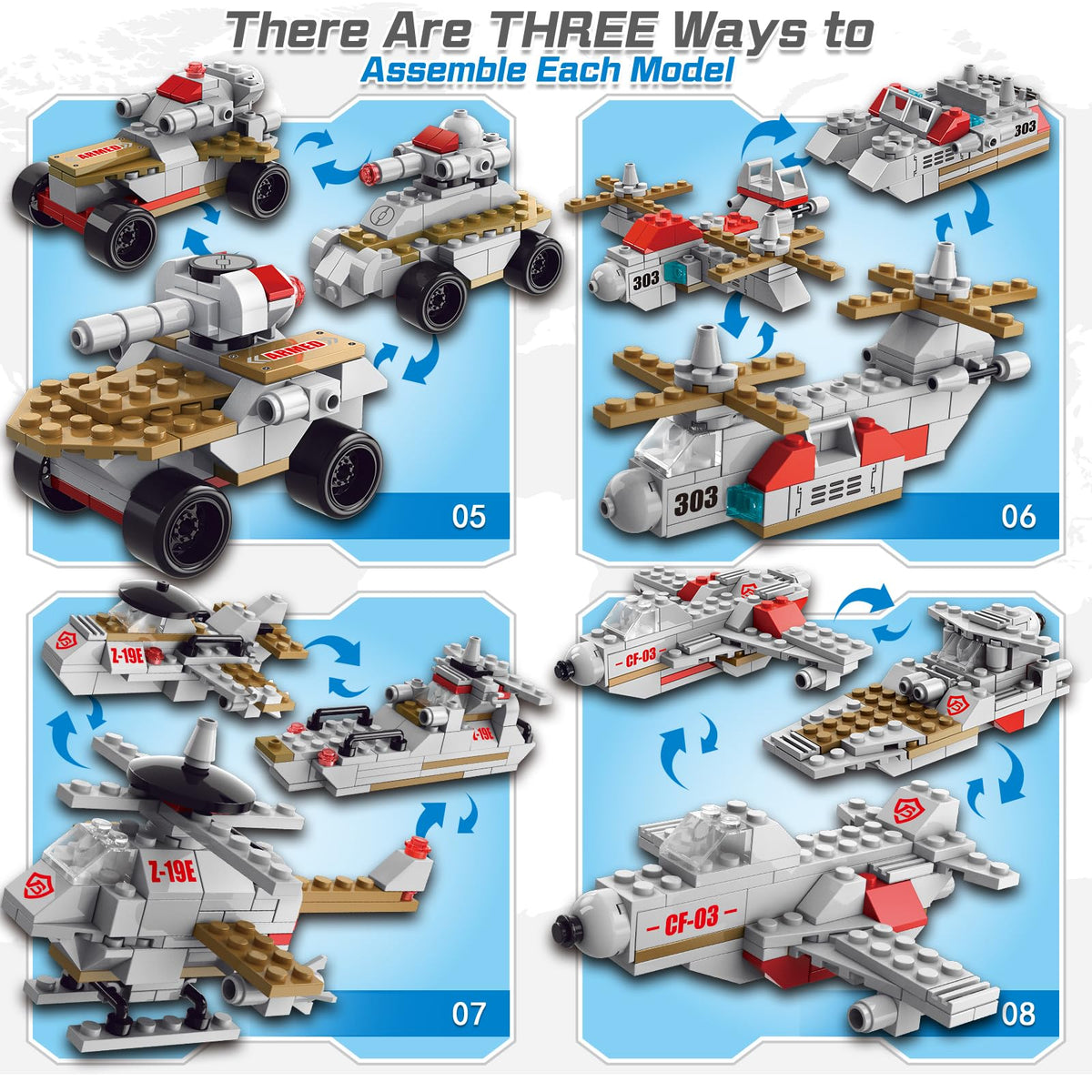 Sitodier ABS plastic pieces are smooth and durable for repeated play.