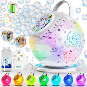 Sitodier bubble machine 90-degree rotation for expansive bubbles at parties.