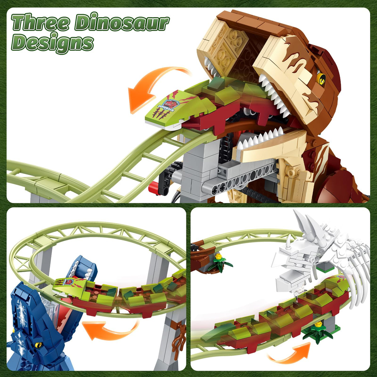 Sitodier coaster track assembly shows sturdy, long-lasting construction
