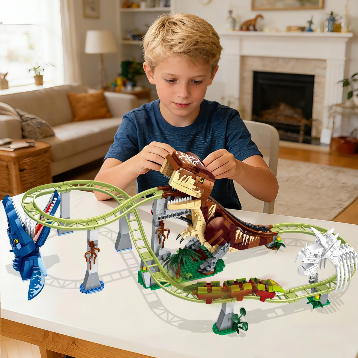 Sitodier family-building scene promotes bonding and creativity through hands-on play