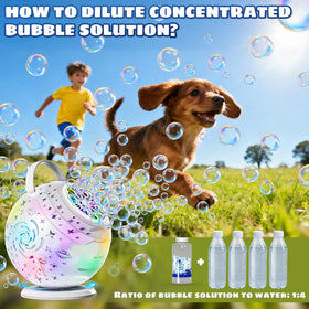 Sitodier leak-proof tank design keeps bubble fun mess-free.