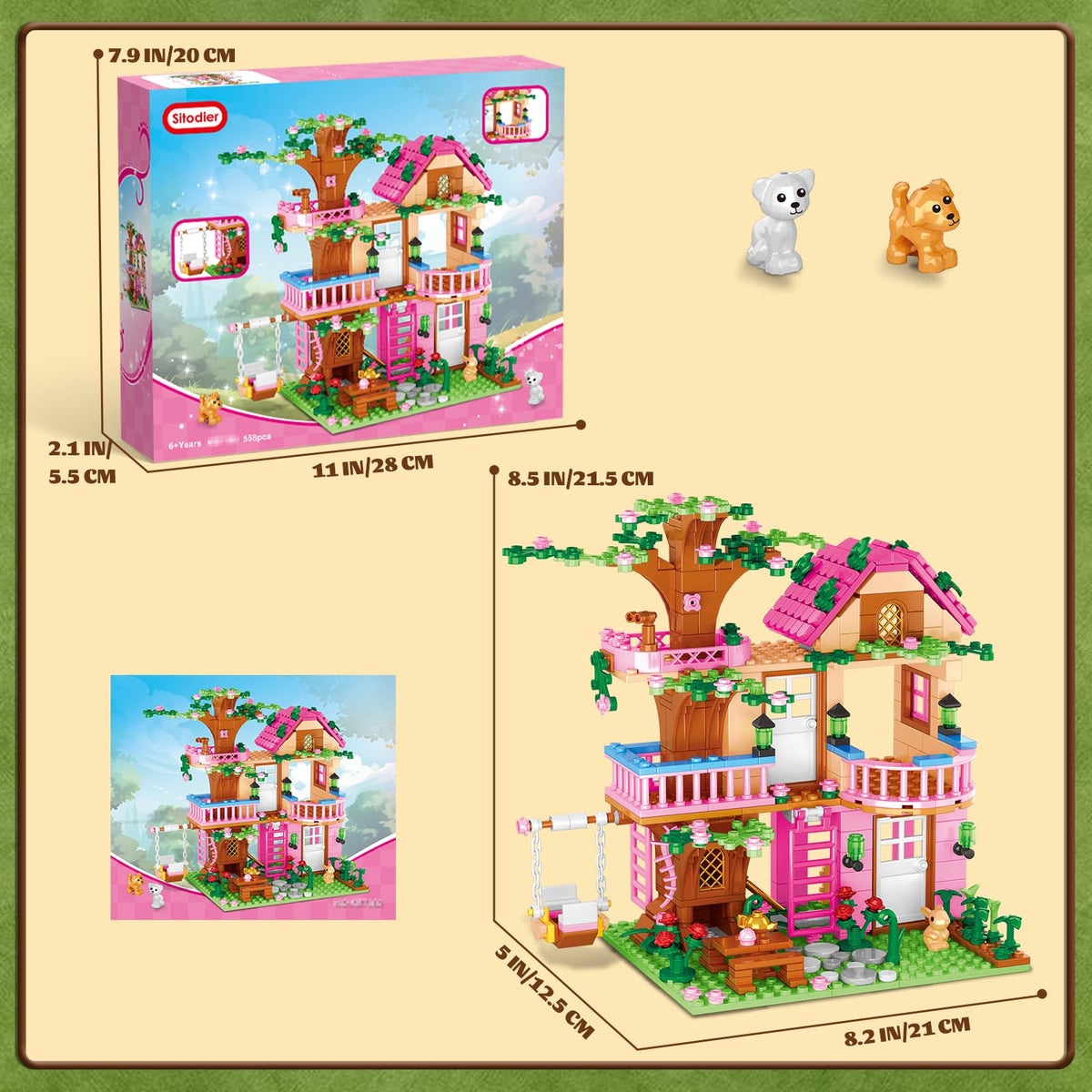 Sitodier treehouse gift packaging makes gifting easy for birthdays and holidays.