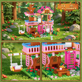 Sitodier treehouse instruction book aids focused building and step by step assembly.