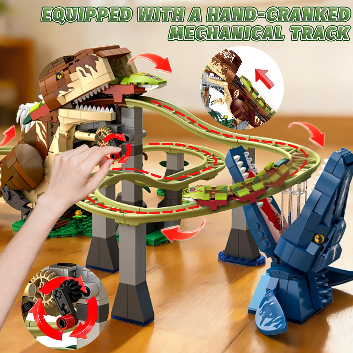 Sitodier Triceratops model provides a colorful dinosaur companion