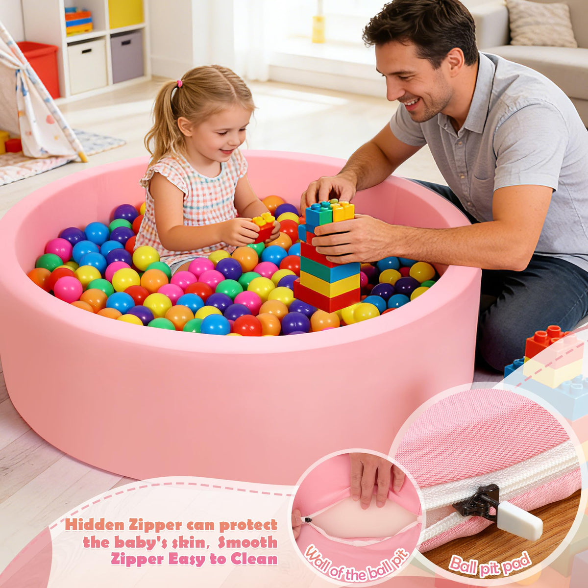 SIUUHOVS milk silk fabric cover is soft and breathable for sensitive skin.