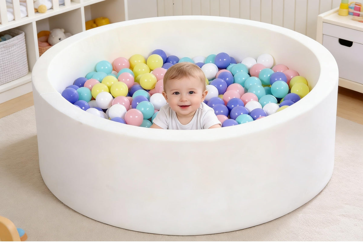 Machine-washable cover simplifies maintenance after lively play sessions.