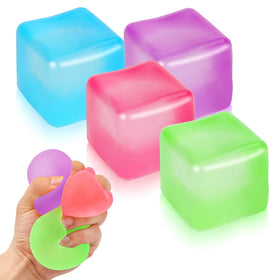 Siwarm 4-pack Stress Cubes pack shot for portable relief