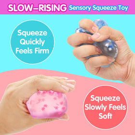 Siwarm fidget cube snowflakes visible for calming visual distraction