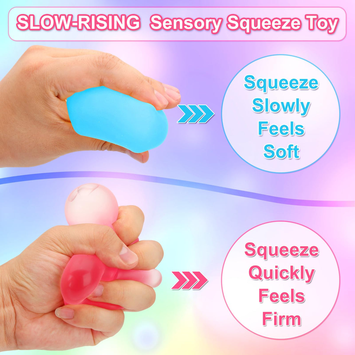 Siwarm Stress Cubes close-up texture emphasizes the thick squishy feel