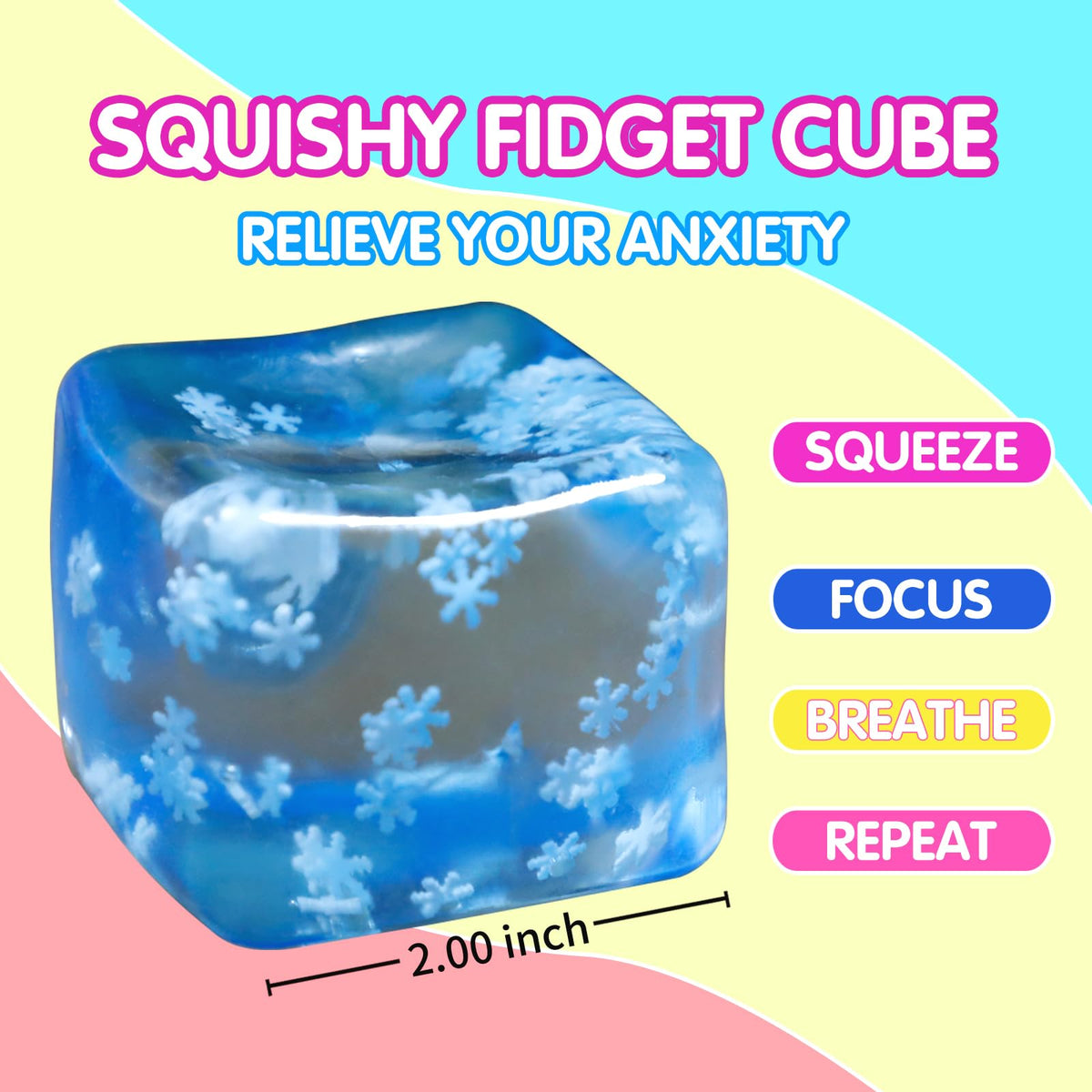 Siwarm stress cubes drag and grab for mindful fidgeting