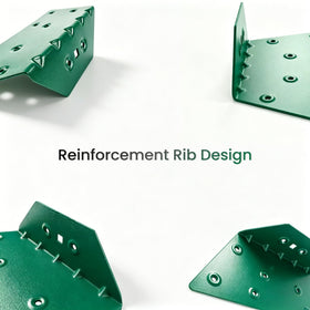 SIWOOD EZ Frame Bracket Green rust-resistant finish prevents corrosion.