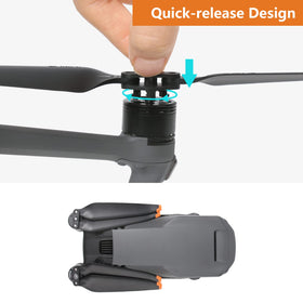 SIynhoo Mavic 3 Pro propellers orange pack for easy visibility during flight.