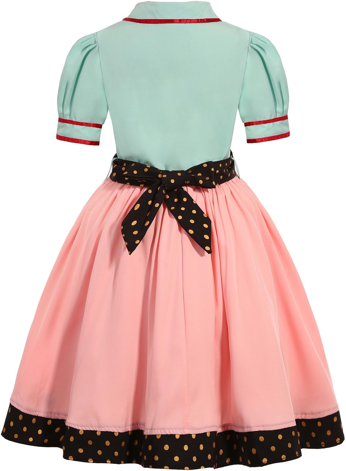 SIZGAROOT bow headband adding authentic 50s flair.