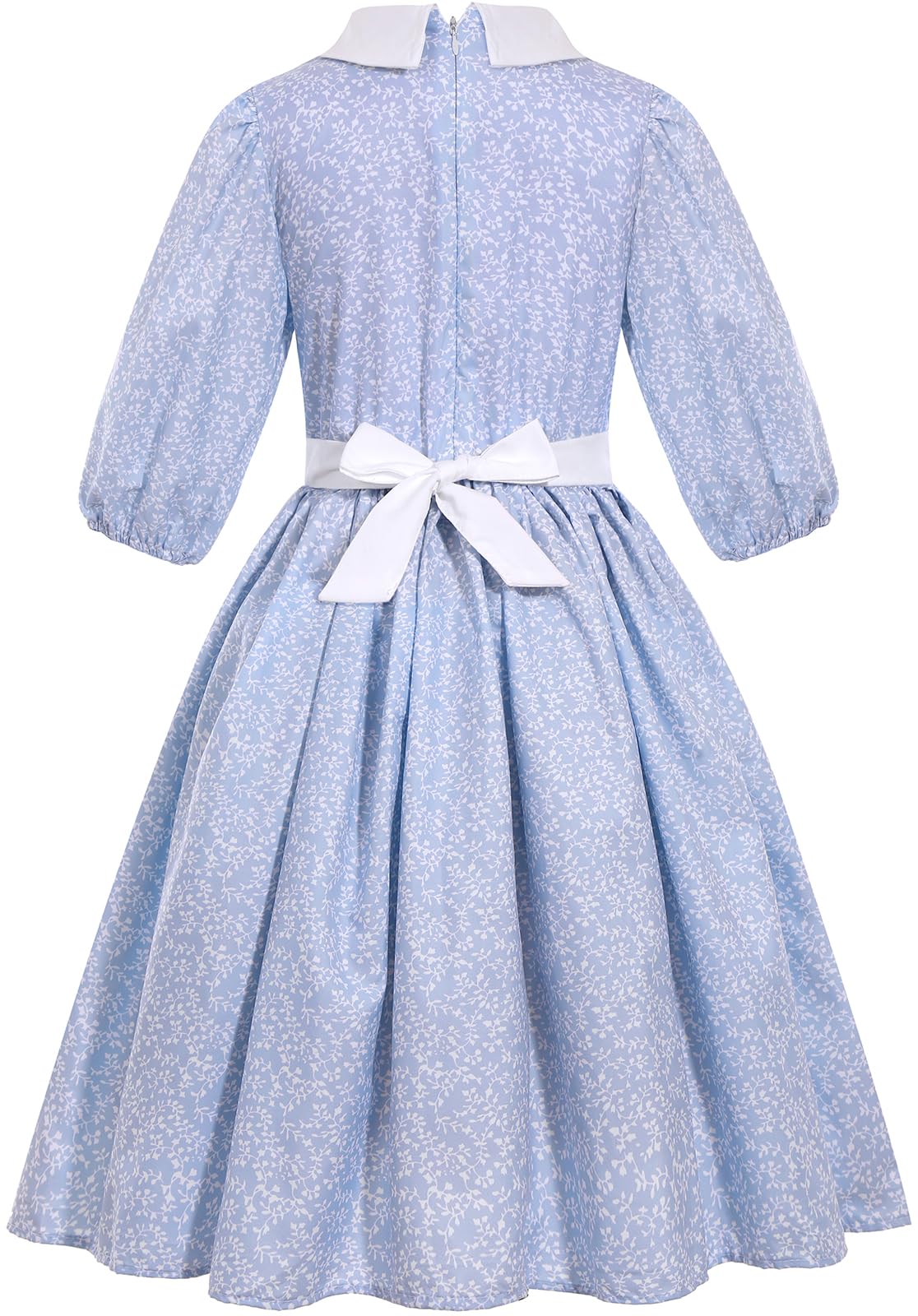 SIZGAROOT white apron completes the authentic 18th-century look.