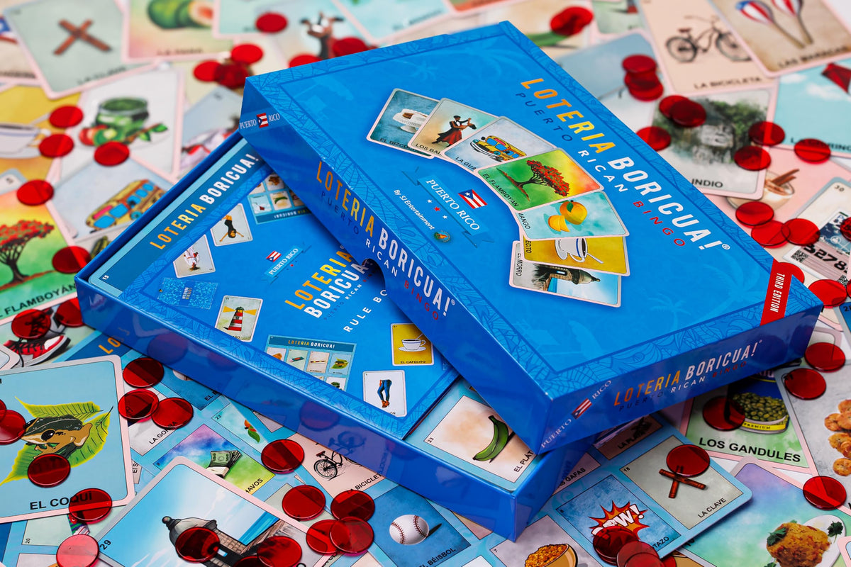 SJ Entertainment Puerto Rico Bingo board variations showcase diverse play styles for groups.