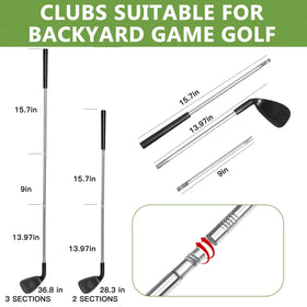 SJEhome 9-hole backyard golf setup for flexible play