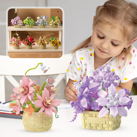 SJIADA Flower Blocks Daffodils: cheerful blooms to brighten wall or desk corners.