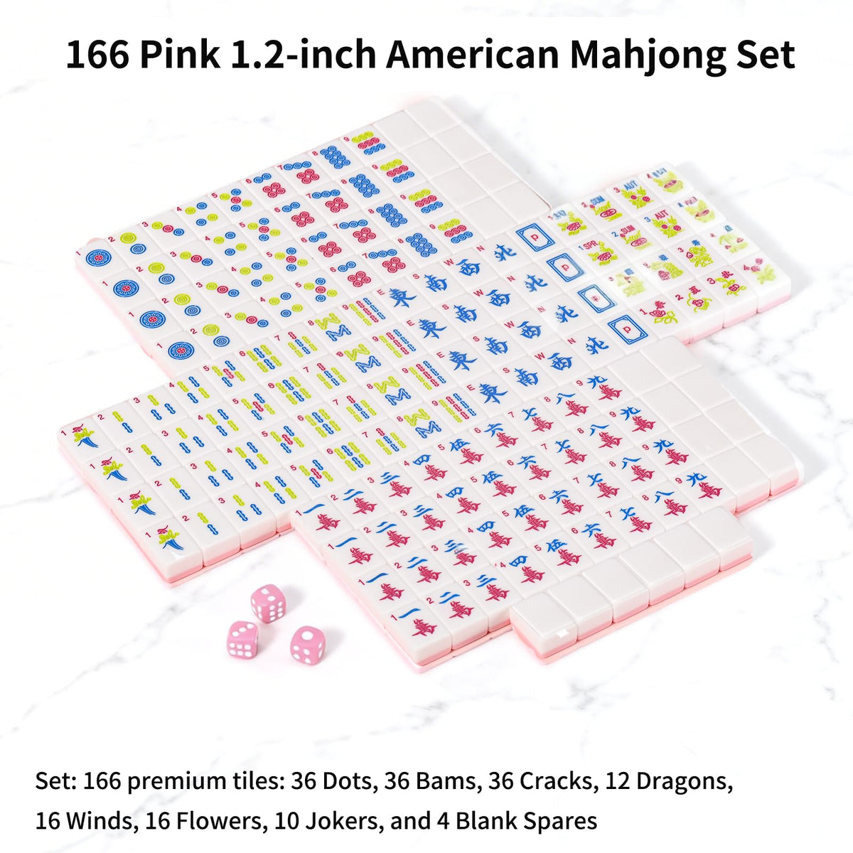 Close-up SJKHGU Mahjong tiles show clear symbols for quick recognition.