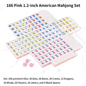 Close-up SJKHGU Mahjong tiles show clear symbols for quick recognition.