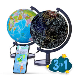 SJSMARTGLOBE interactive globe earth detail for hands-on geography learning