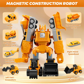 SJYN giant-robot-assembly lets kids form a towering robot.